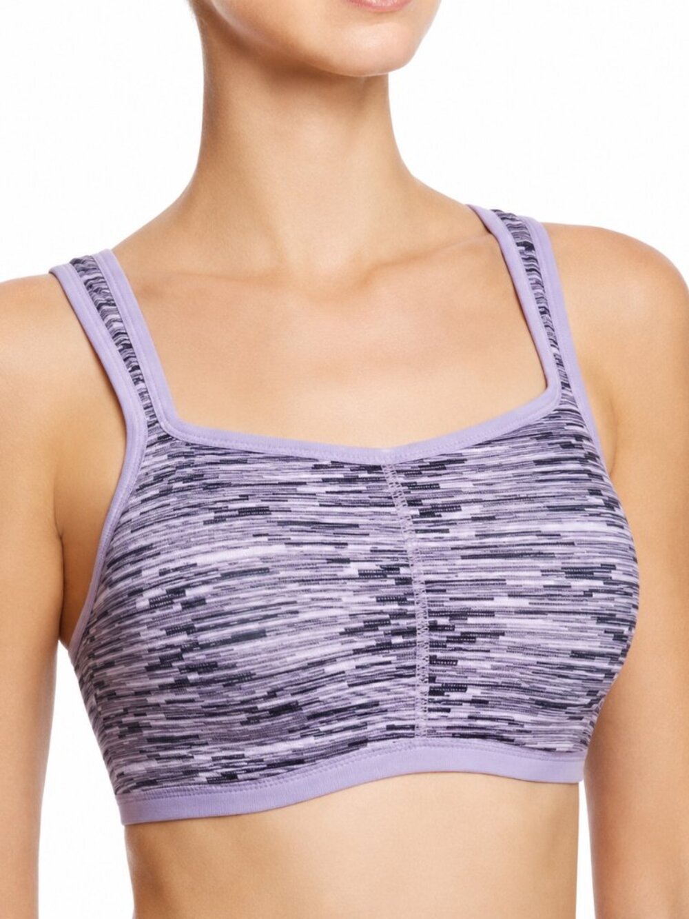 Natori Women's Yogi Sports Bra Purple/lavender 32F (DDD) NWOT